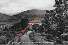 
Twmbarlwm from the Monmouthshire Canal at Pontymister