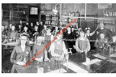 
Pontymister County school science lab c1914 
