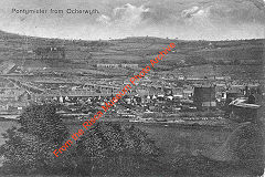 
Pontymister from Ochrwyth showing the gasworks