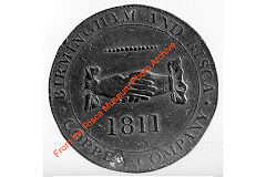 
Danygraig copperworks token (d13)