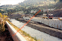 
Construction work for the bypass, Risca (a28)