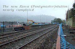 The new Risca Station